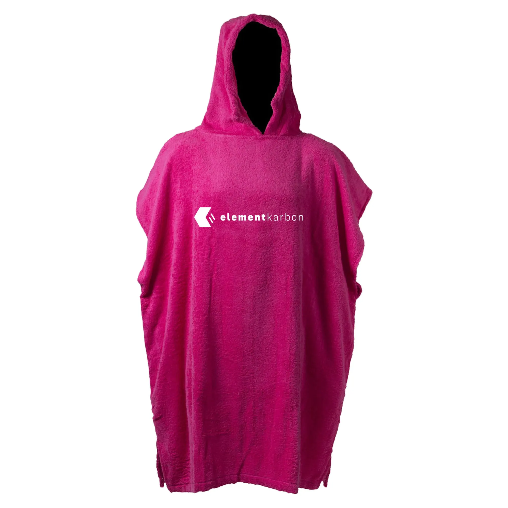 Adults Unisex Towel Changing Robe Hot Pink