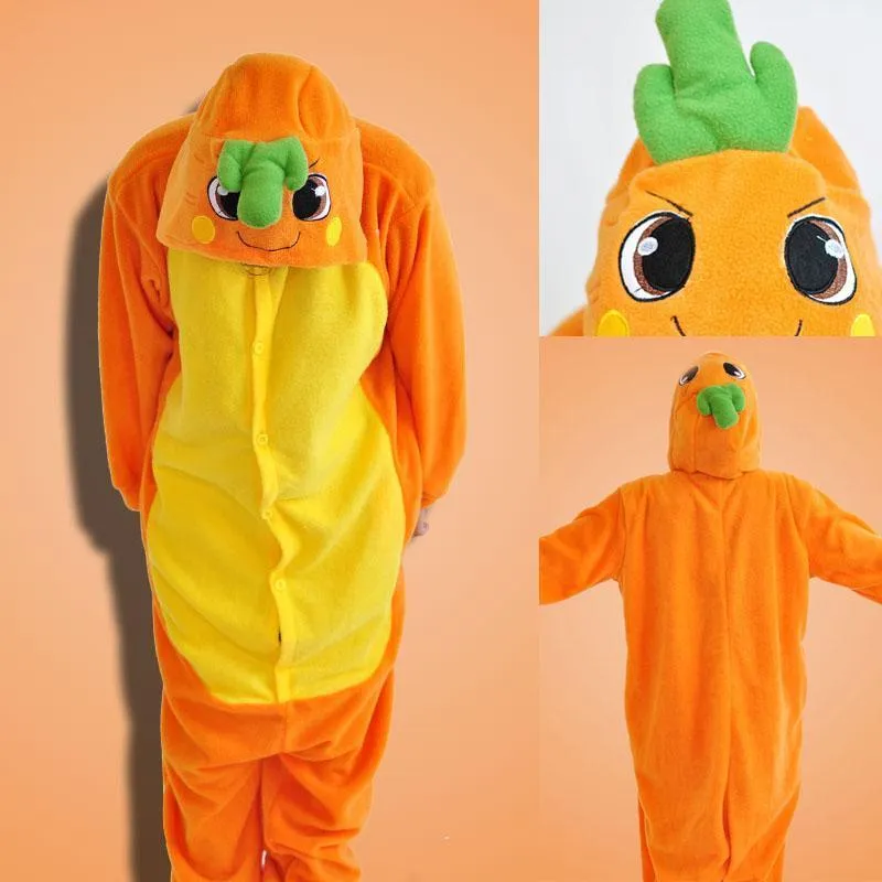 Animal Adult unisex Carrot Onesies kigurumi Costume Pajamas
