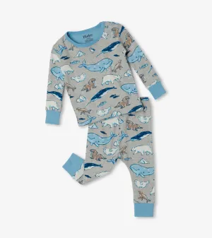 Arctic Animals Organic Cotton Pajama Set | Hatley