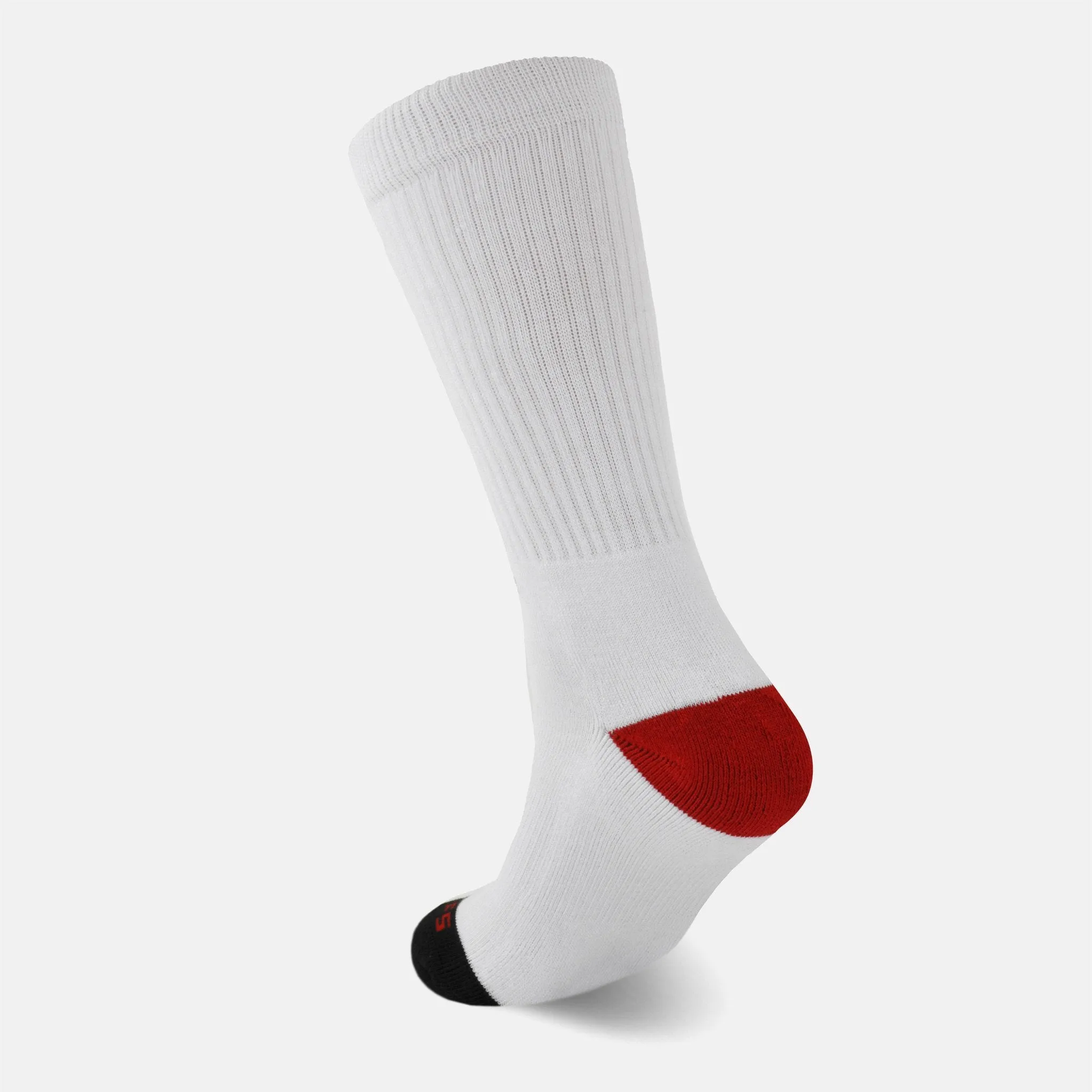 Baseball stitches white soft socks