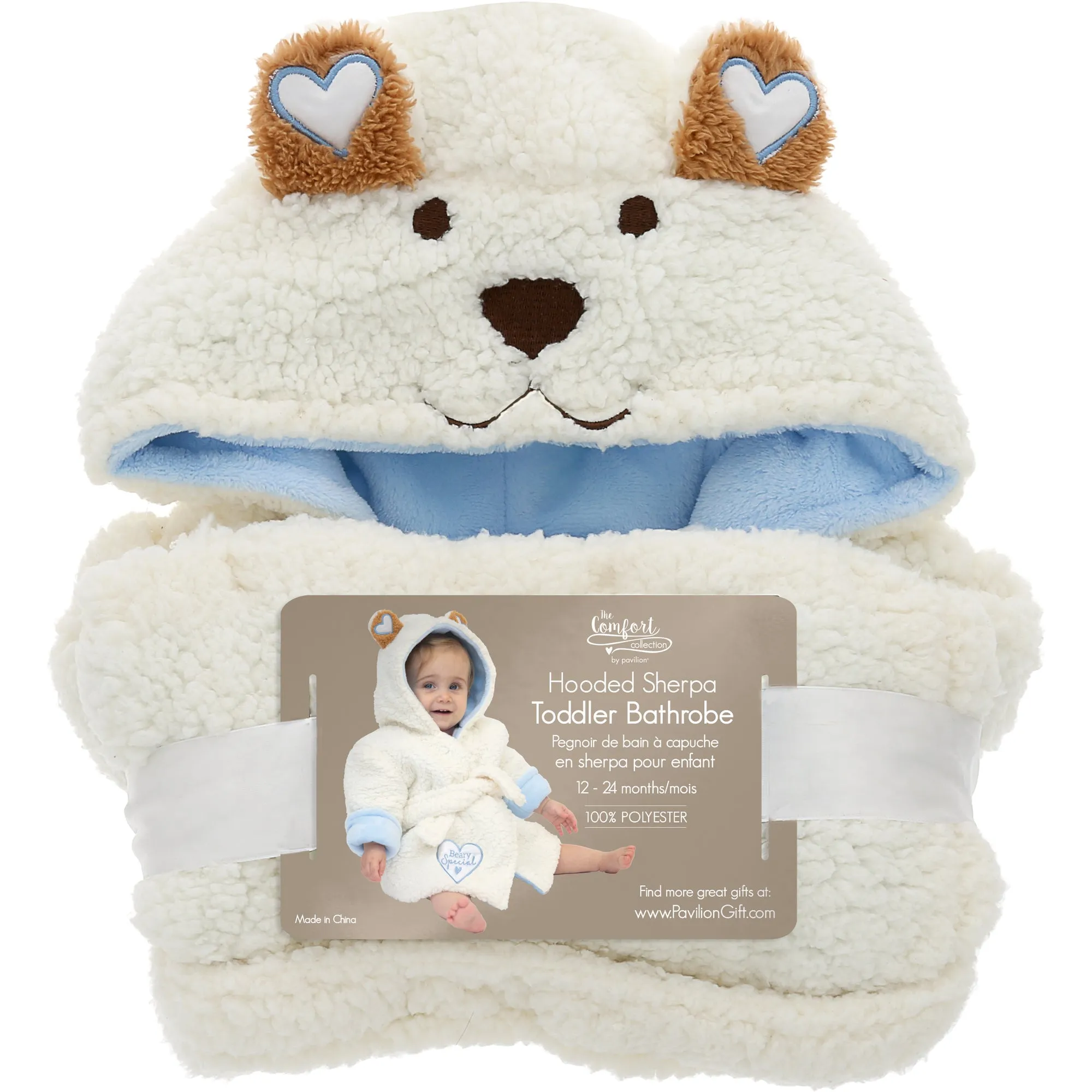 Beary Special Blue - Toddler Bathrobe