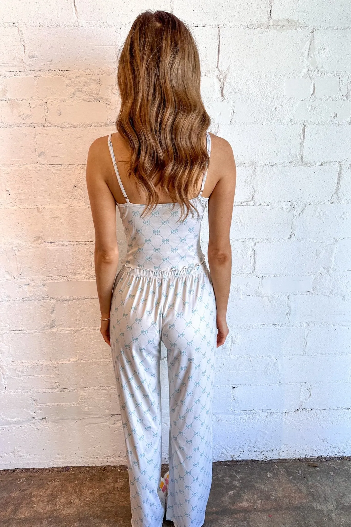 Brushed Disital Print Cami Top