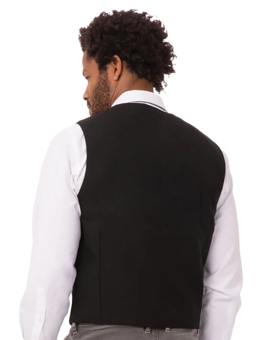 Chef Works Unisex Black Basic Vest