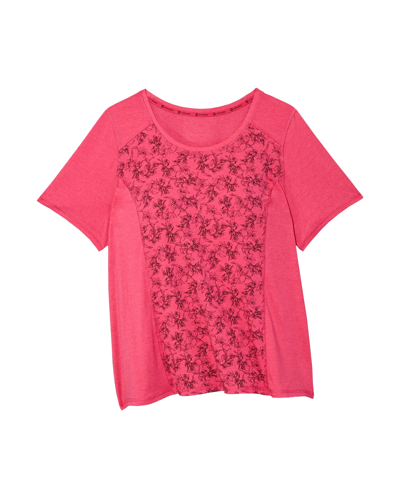 Cicely Short Sleeve Tee | Pink / Black