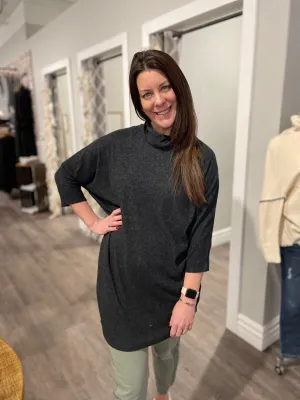 Cocoon Soft Rib Dress