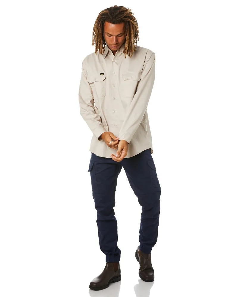 Cool Lightweight Drill Shirt LS - Sand
