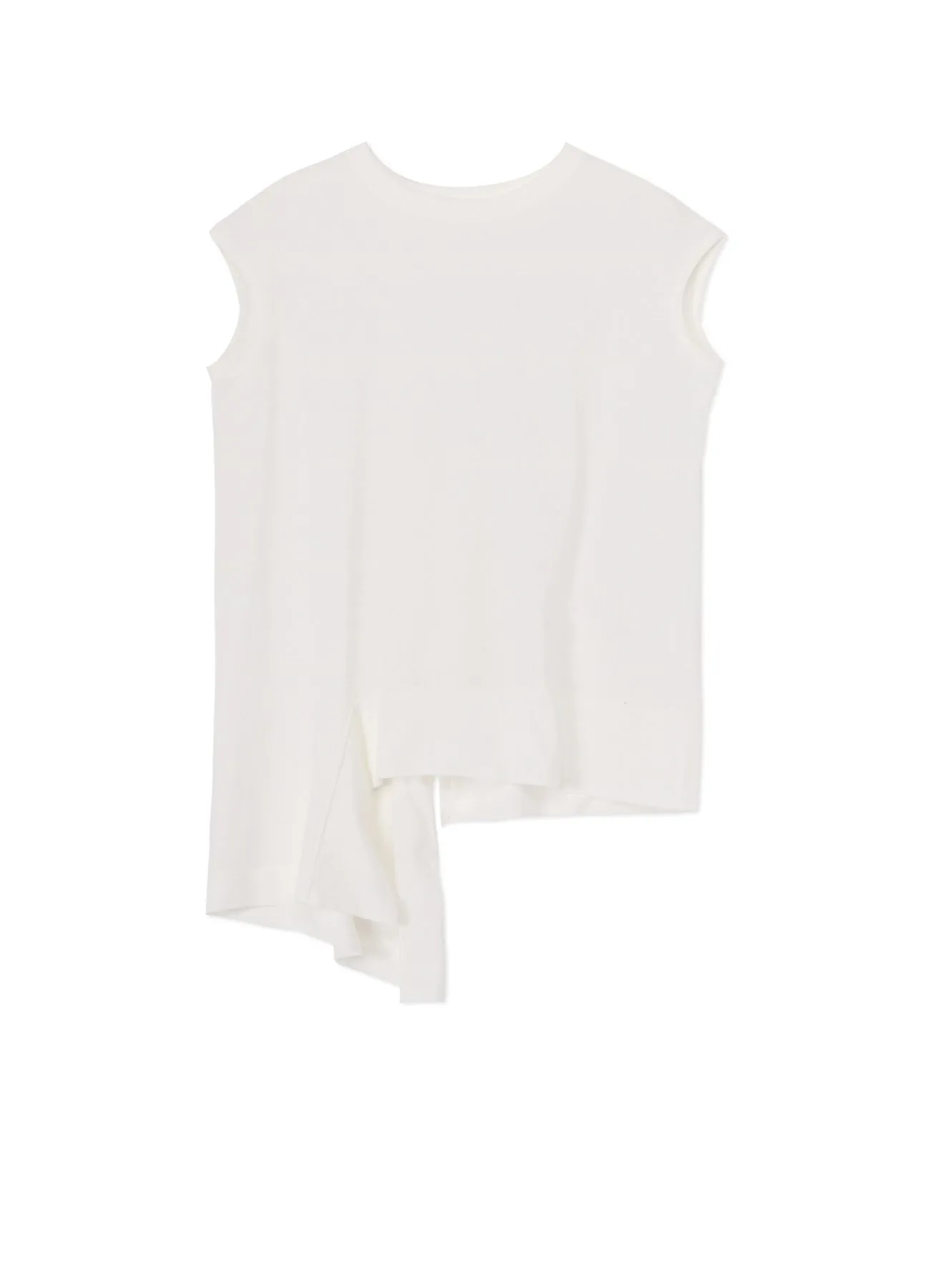 COTTON SINGLE JERSEY R-V TWISTED T-SHIRT