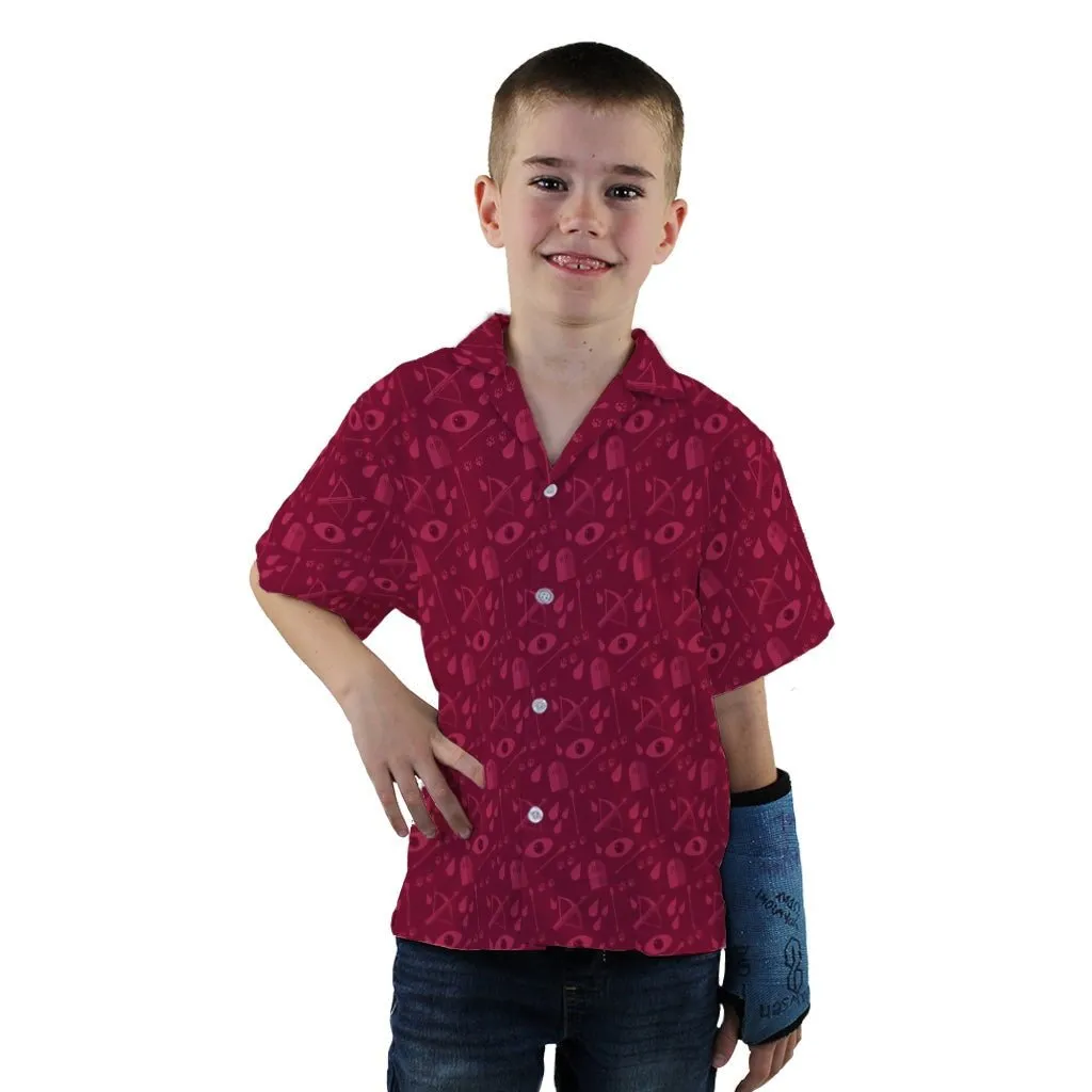 Dnd Blood Hunter Class Youth Hawaiian Shirt