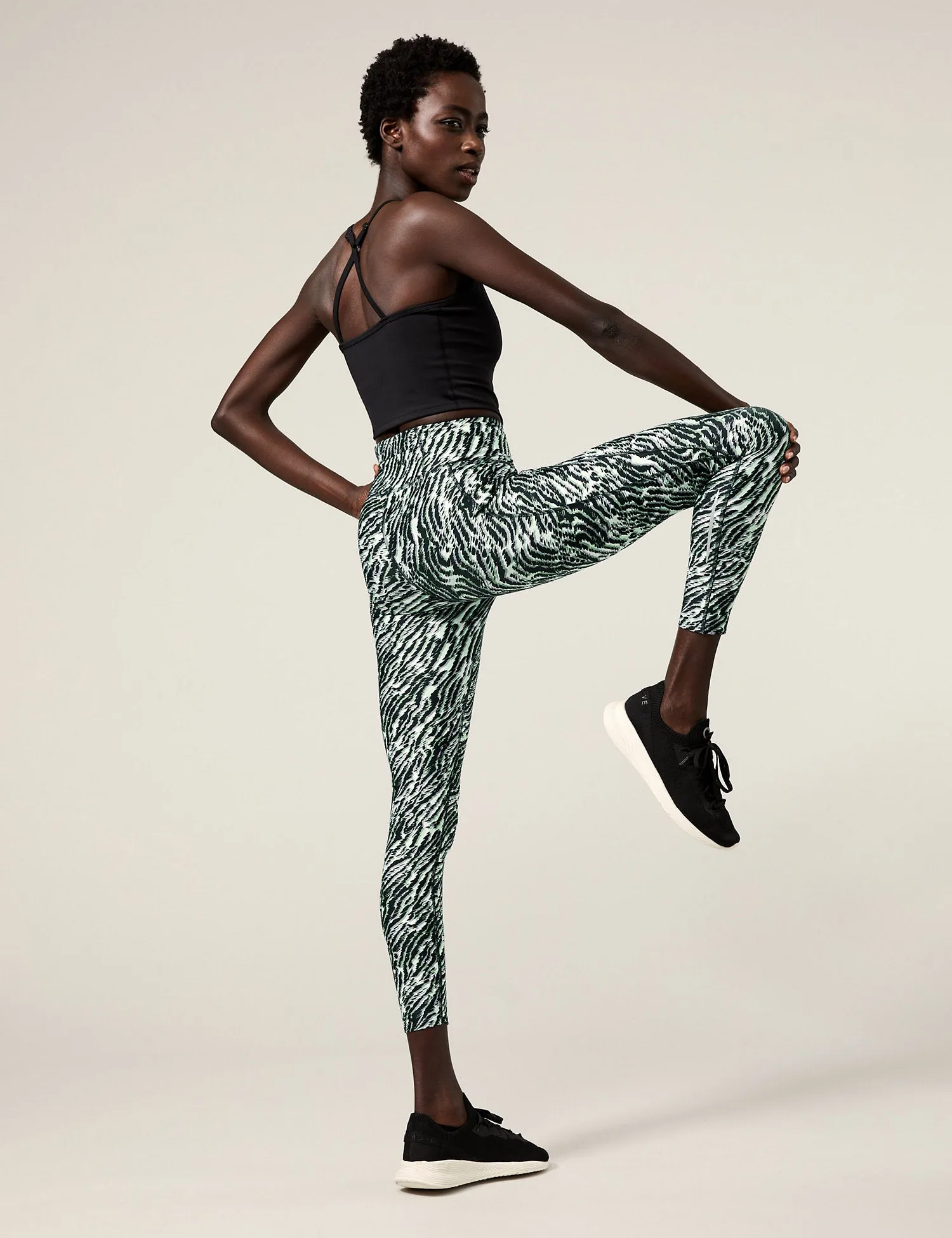 Go Train Printed 7/8 Gym Leggings