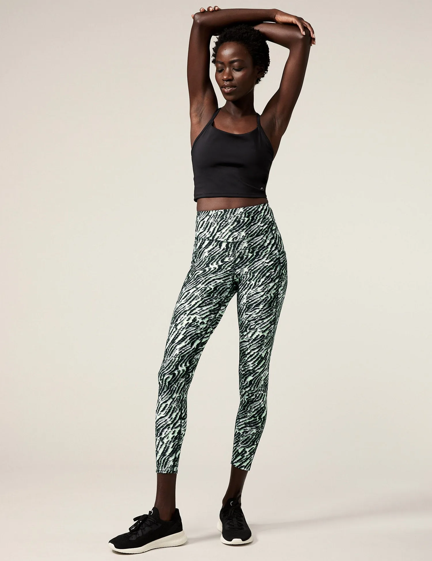 Go Train Printed 7/8 Gym Leggings