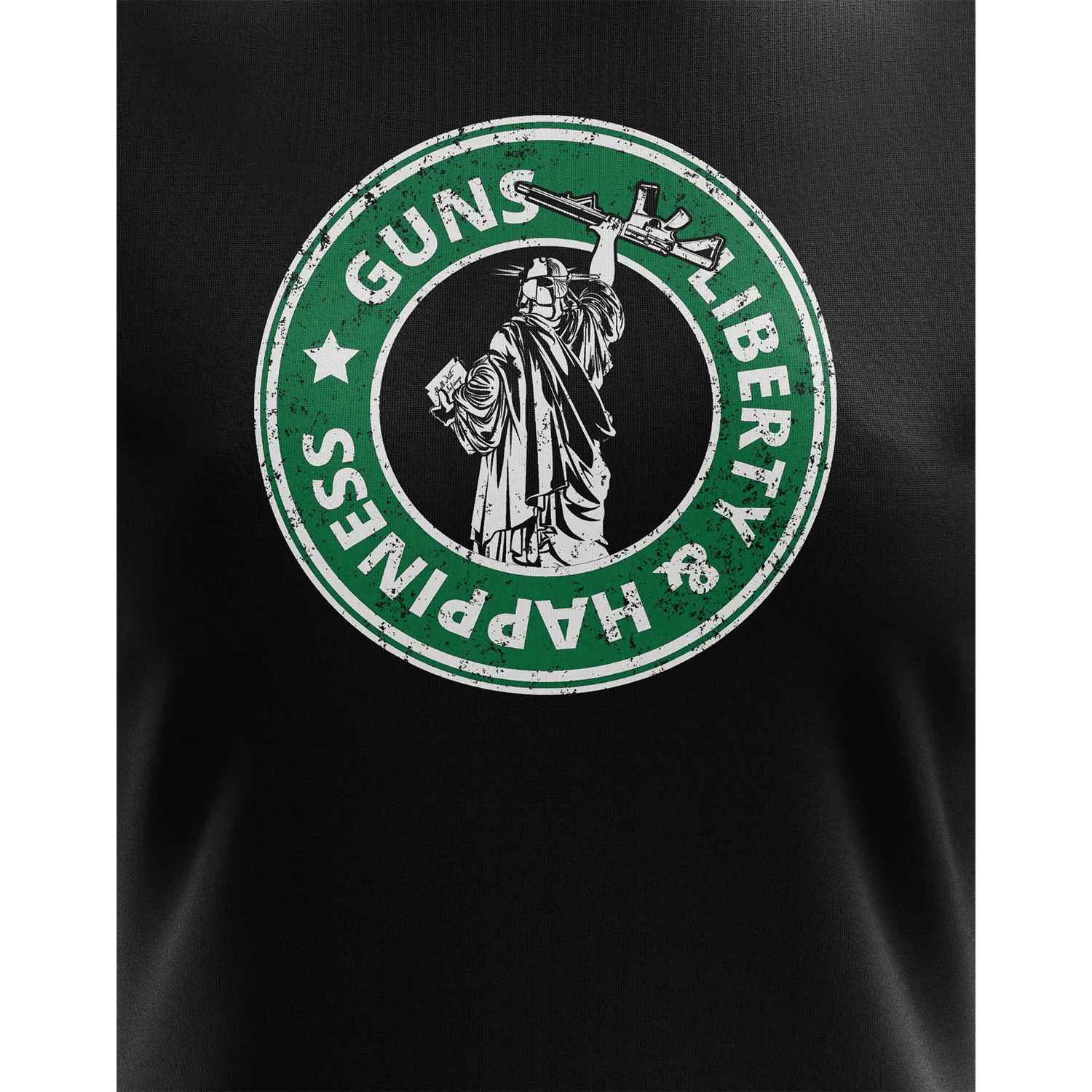 Guns - Liberty and Happiness Women's Short Sleeve Shirt