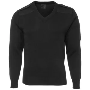 JB's Adults Knitted Epaulette Jumper (6EJ)