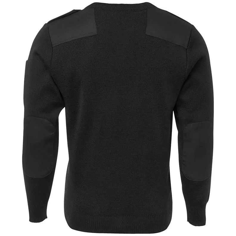 JB's Adults Knitted Epaulette Jumper (6EJ)