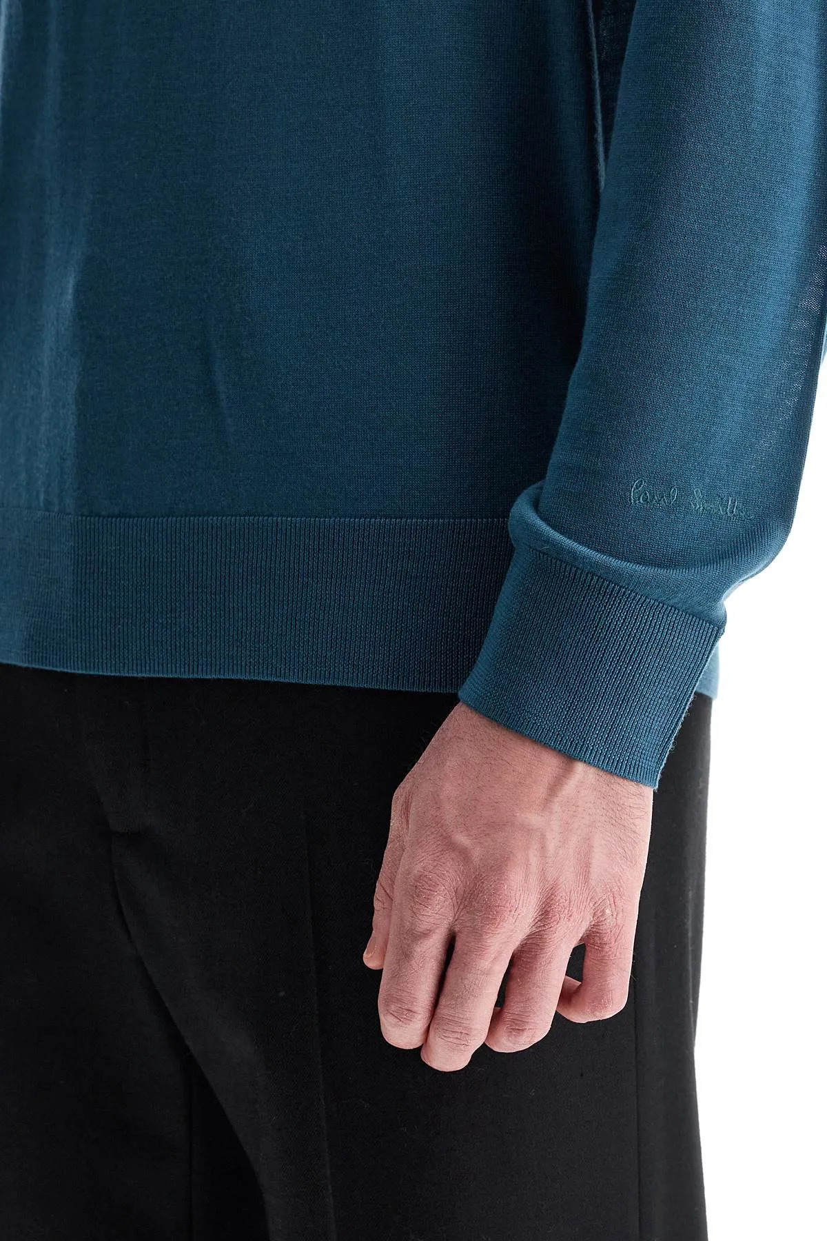 lightweight merino wool jersey shirt M1R 562X M02093 PETROL GREEN