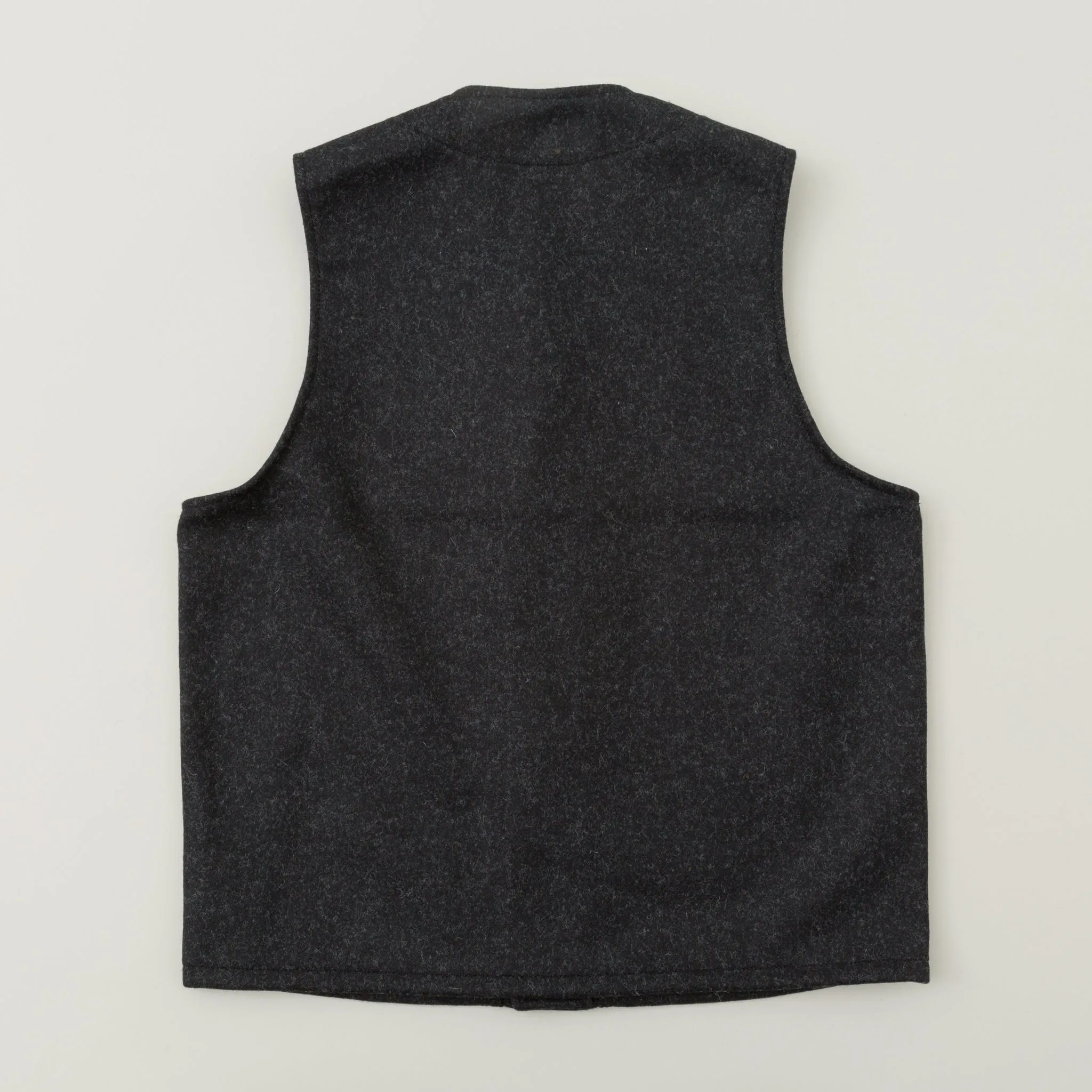 Mackinaw Wool Vest, Charcoal