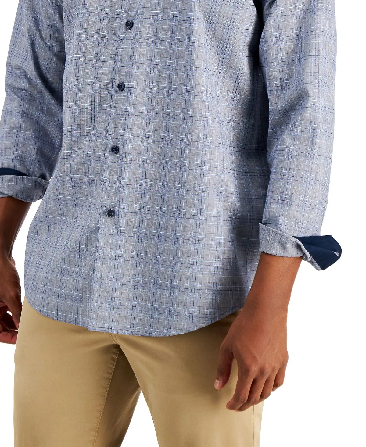 Men's Pioloa Plaid Shirt Made for Macy's Club Room Multi