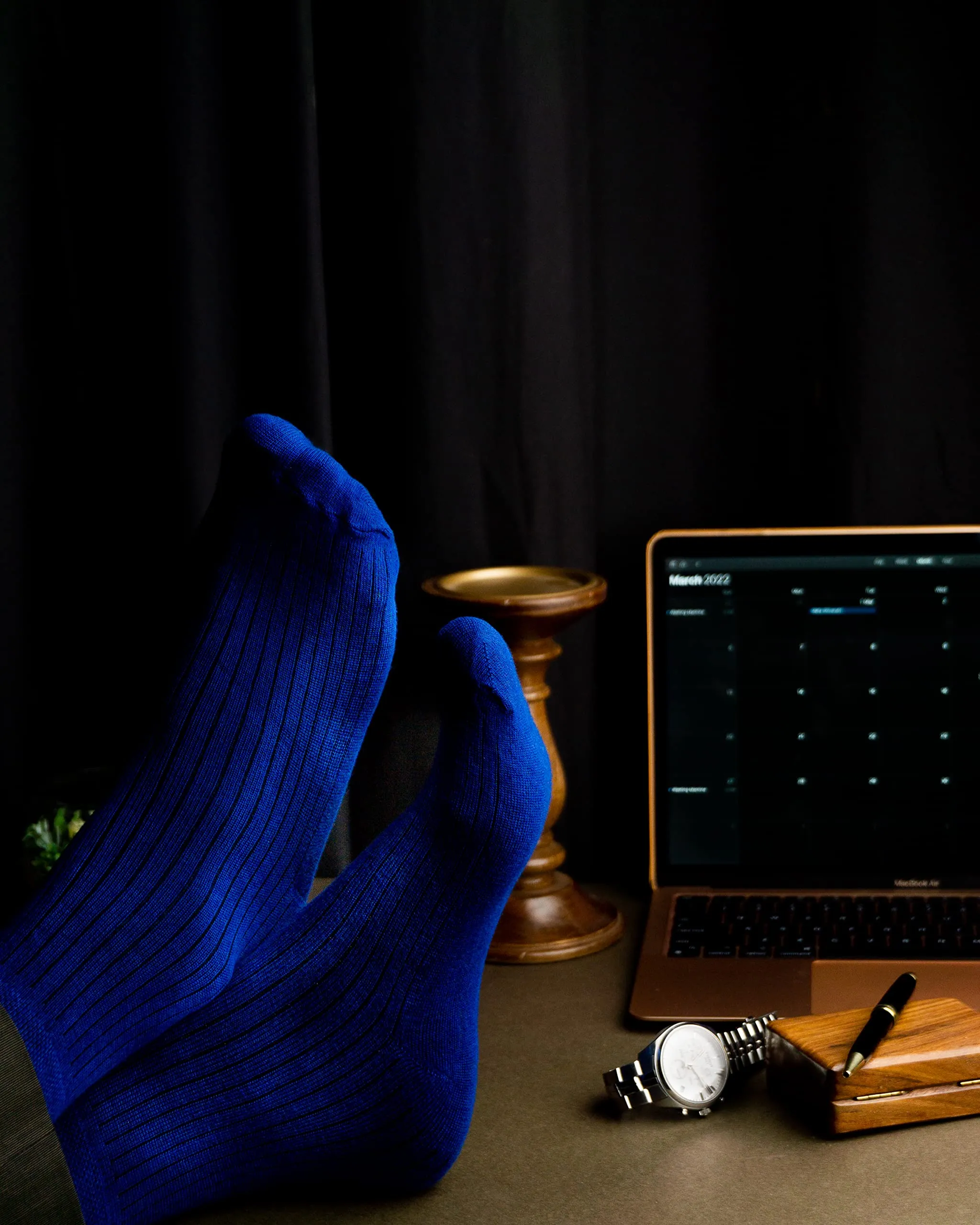 Mush Ultra-Soft, Odorless, Breathable Bamboo Calf Length Formal Socks (Dark Grey, Navy Blue & Light Grey, 3)