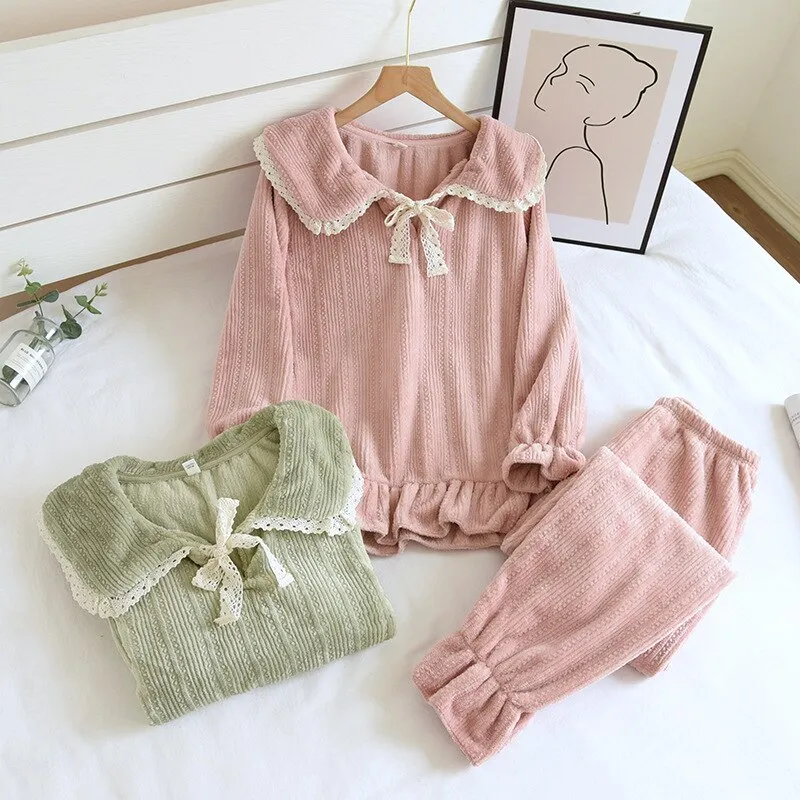 Mushy Plus Size Pajama Suit Set