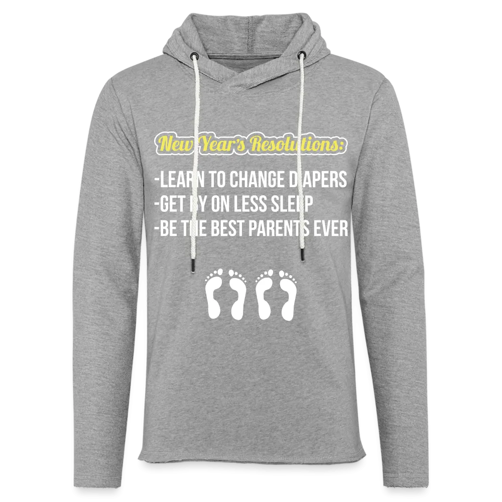 New Year's Resolution Lightweight Terry Hoodie (Parents)
