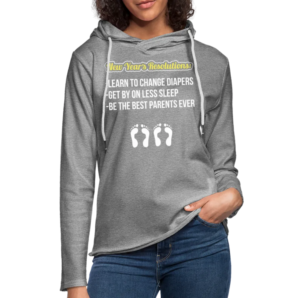 New Year's Resolution Lightweight Terry Hoodie (Parents)