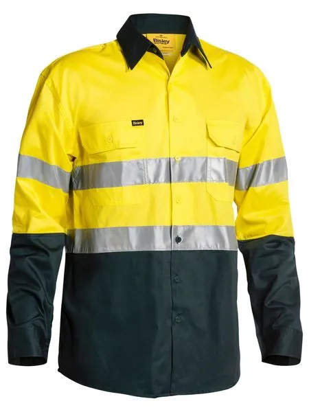 Taped Two Tone Hi Vis Cool Lightweight Long Sleeve - BS6896