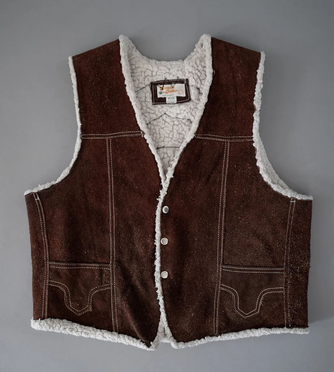 Time Trip - Suede Vest