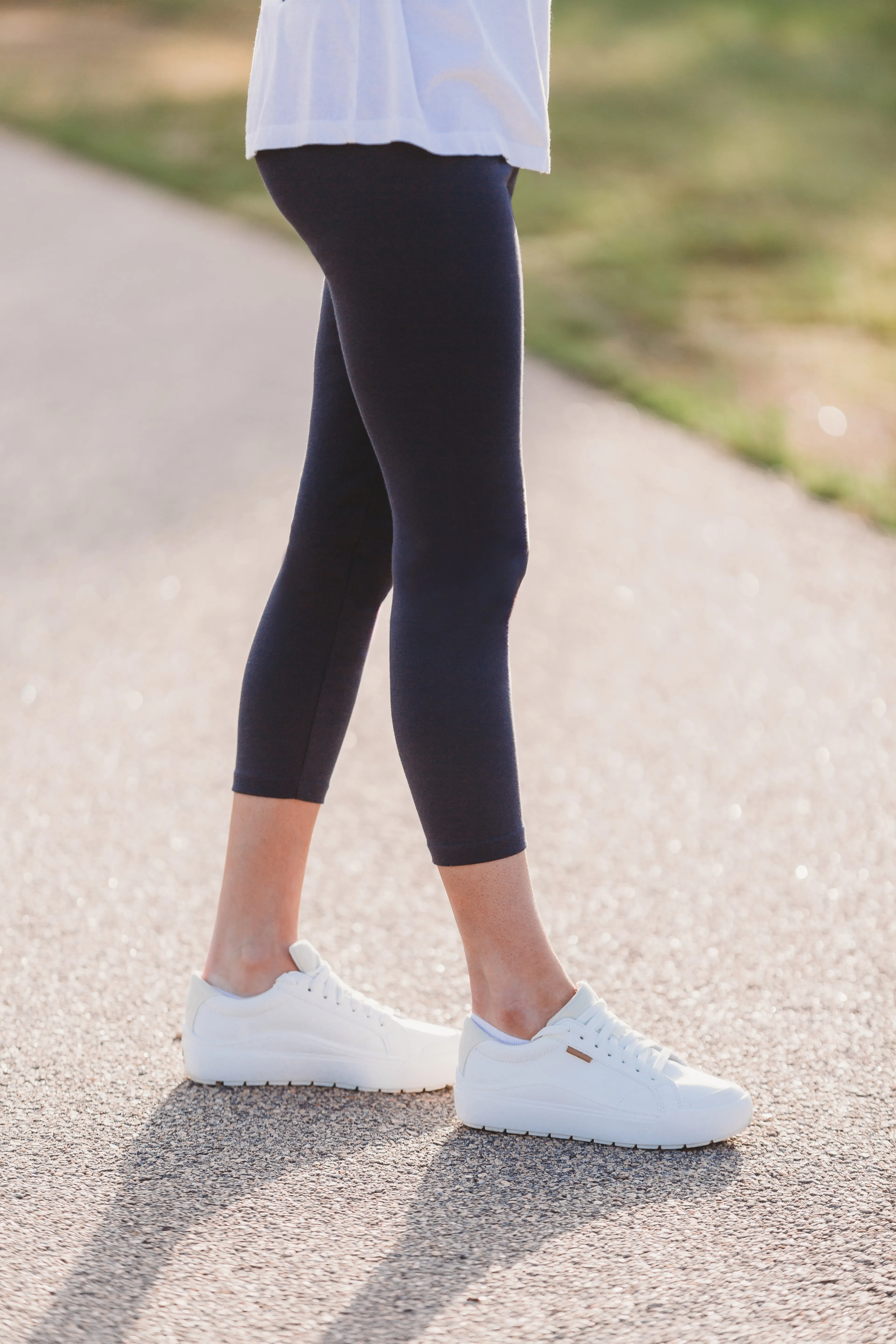 Women's 100% Cotton Soft Capri Leggings | Road
